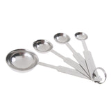 Maxbell 4pcs Stainless Steel Measuring Spoons Teaspoon Tablespoon Kitchen Tools 1/4 tsp, 1/2 tsp, 1 tsp, 1 Tbsp
