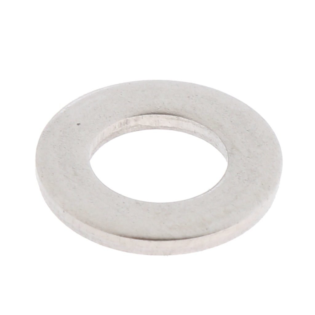 Maxbell M6 Stainless Steel Flat Washers Insulation Gaskets Metal Pads Set of 50 Pieces