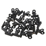 Maxbell 20pcs 31mm Metal Bulldog Clips Letter Binder Grip Clips Supplies Flexible and Reusable