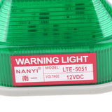 Maxbell 12V Stroboscopic Warning Light Signal Beacon Green, of industry level long working life