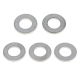 Maxbell 5 Pieces M10 Titanium Alloy Flat Washer Gasket, Plain Washer for Screws Bolt