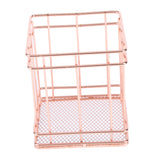 Maxbell Elegant Rose Gold Wire Mesh Pen Pot Pencil Holder / Metal Makeup Brush Holder / Multifunctional