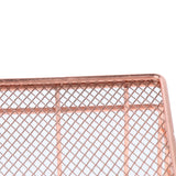 Maxbell Elegant Rose Gold Wire Mesh Pen Pot Pencil Holder / Metal Makeup Brush Holder / Multifunctional