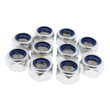 Maxbell Stainless Steel Nylon Insert Locknut 50-Pack Hexagon Lock Nut M20