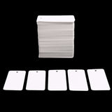 Maxbell Pack of 200 Blank Clothing Hang Tag Gift Label Card for Business and Domestic
