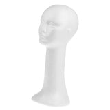 Maxbell Head Mannequin Female Foam Long Neck Head Model Lightweight High Quality