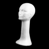 Maxbell Head Mannequin Female Foam Long Neck Head Model Lightweight High Quality