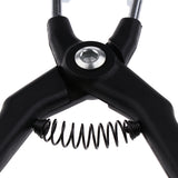 Maxbell Heavy Duty Automotive Relay Fuse Installation Remover Pliers Car Puller Straight Jaws Black Color - Spring loaded