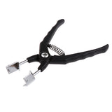 Maxbell Heavy Duty Automotive Relay Fuse Installation Remover Pliers Car Puller Straight Jaws Black Color - Spring loaded