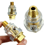 Maxbell 1/4'' Pneumatic Air Quick Connector Coupler Adapter Threaded Coupler Plumbing Fitting 12mm