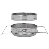 Maxbell 10'' Stainless Steel Double Sieve Stainless Steel Bucket Top Honey Strainer Filter for Honey Processing Extraction and Filter