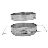 Maxbell 10'' Stainless Steel Double Sieve Stainless Steel Bucket Top Honey Strainer Filter for Honey Processing Extraction and Filter