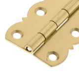 Maxbell Brass Plated Piano Hinge Keyboard Instrument Replacement Parts for Piano1.77x1.18x0.12inch