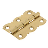 Maxbell Brass Plated Piano Hinge Keyboard Instrument Replacement Parts for Piano1.77x1.18x0.12inch