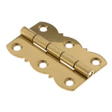 Maxbell Brass Plated Piano Hinge Keyboard Instrument Replacement Parts for Piano1.77x1.18x0.12inch