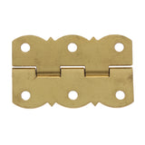 Maxbell Brass Plated Piano Hinge Keyboard Instrument Replacement Parts for Piano1.77x1.18x0.12inch