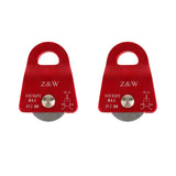 Maxbell 2Pcs 20KN Rock Tree Climbing Equip General Purpose Micro Prusik Pulley 1/2 inch