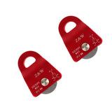 Maxbell 2Pcs 20KN Rock Tree Climbing Equip General Purpose Micro Prusik Pulley 1/2 inch