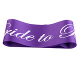 Maxbell Bride To Be Writting Purple Sash Hens Night Wedding Shower