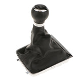 Maxbell 6 Speed Car Gear Shift Knob Gaitor Boot with Cover for VW Passat B6 2006-11