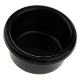 Maxbell Universal Black Plastic Cup Drink Can Holder 90mm Dia for Boat Marine RV