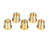 Maxbell 5pcs Aluminum Alloy Car Gear Shift Knob Thread Adapter Nuts Insert Set M8x1.25