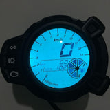 Maxbell 12V Motorcycle Odometer Speedometer Tachometer Gauge LCD Digital Display Screen