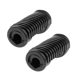 Maxbell 2 Pieces Motorcycle Rubber Footrest Pedal Foot Peg Cover Shell for Honda CG125