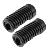 Maxbell 2 Pieces Motorcycle Rubber Footrest Pedal Foot Peg Cover Shell for Honda CG125