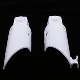 Maxbell White Motorcycle Fork Guard Forks Cover Set for Honda CRF50 CRF 50 Plastic