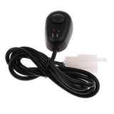 Maxbell 12V Car Push Button On/Off Switch Waterdrop Shape with Red/Green LED Lights