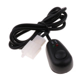 Maxbell 12V Car Push Button On/Off Switch Waterdrop Shape with Red/Green LED Lights