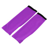 Maxbell Outdoor Sports Bike Cycling Golf Arm Sleeves Sun UV Rays Protection Comfortable Breathable Arm Warmers Arm Cover 1 Pair Purple M