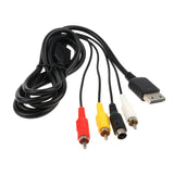 Maxbell AV S-Video Composite Audio Video Cable TV Lead for SEGA SATURN Console 6ft