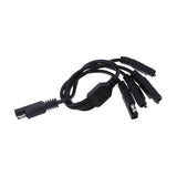 Maxbell SAE Extension Wire Adapter Connector with 5 Way Cable for Car Motorcycle