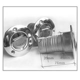 Maxbell 38mm Boat Deck Fuel Filler Keyless Cap Yacht Car Fill 316 Stainless Steel
