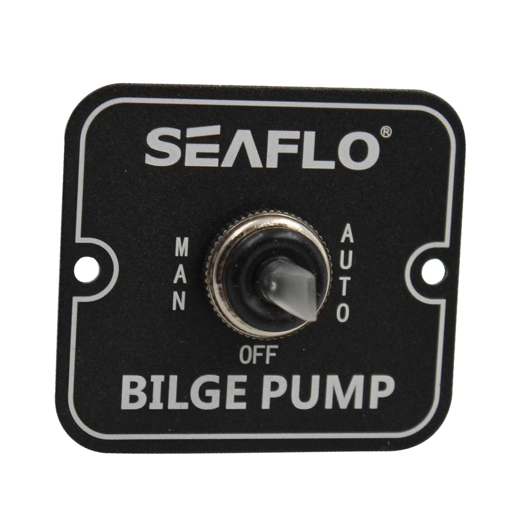Maxbell SEAFLO 2-Way On-Off Bilge Pump Aluminum Panel Switch For Marine Boat