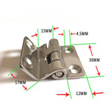 Maxbell Folding Marine Locker Door Hinge Strap for Boat Caravan Yacht Hatch Cabin