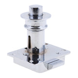 Maxbell 1 Piece Silver Boat Cabin Stainless Triangulation Pull-Ring Door Lock Latch 30mm