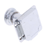Maxbell 1 Piece Silver Boat Cabin Stainless Triangulation Pull-Ring Door Lock Latch 30mm