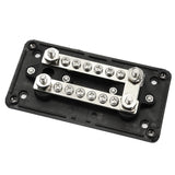 Maxbell Heavy Duty Bus-Bar Terminal Board 100A With 12x4mm Shunt Terminals