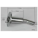 Maxbell Silver Boat Stainless Steel 90 Degree Thru Hull Tube Pipe Socket Hardware