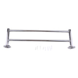 Maxbell Wall Mounted Towel Rack Rail Holder Storage Shelf Stainless Steel Bathroom