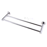 Maxbell Wall Mounted Towel Rack Rail Holder Storage Shelf Stainless Steel Bathroom