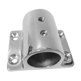 Maxbell Stainless Steel Boat Hand Rail Fitting 7/8" 22mm Rectangle Base Hardware