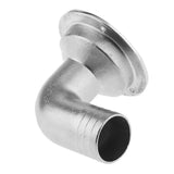 Maxbell 1 Piece 38mm Boat Accessory Deck Drain 90 Degree Stainless Steel Marine Parts