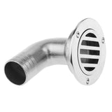 Maxbell 1 Piece 38mm Boat Accessory Deck Drain 90 Degree Stainless Steel Marine Parts