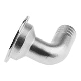 Maxbell 1 Piece 38mm Boat Accessory Deck Drain 90 Degree Stainless Steel Marine Parts