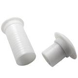 Maxbell Plastic Covered Thru-Hull Bilge Pump Hose Fitting For Boats White