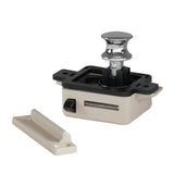 Maxbell Whisper Non Locking Boat Cam Latch Striking Plate Cabinet Hardware 23090-CH